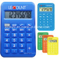 Regalo promocional 8 dígitos de doble Power Pocket Calculator con varios colores (LC396B)
